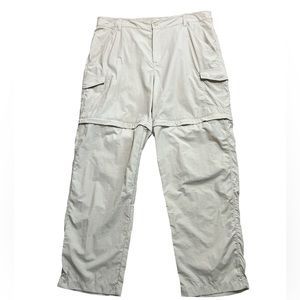 Columbia Men's Tan Lightweight Omni-Shade Convertible‎ PFG Pants Sz. L